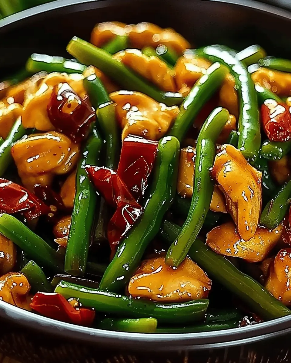Chicken and Green Bean Stir-Fry