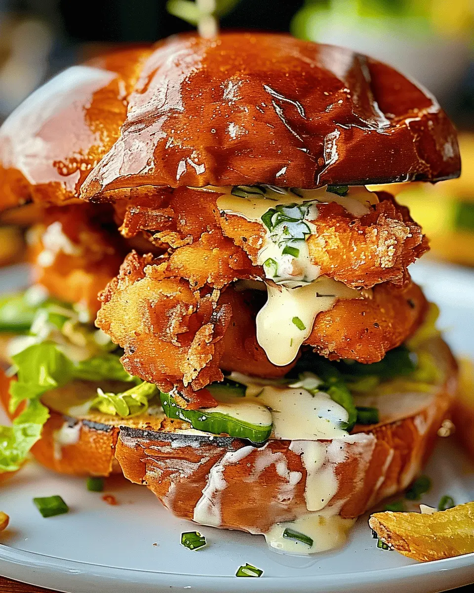 Crispy Chicken Caesar Sandwich