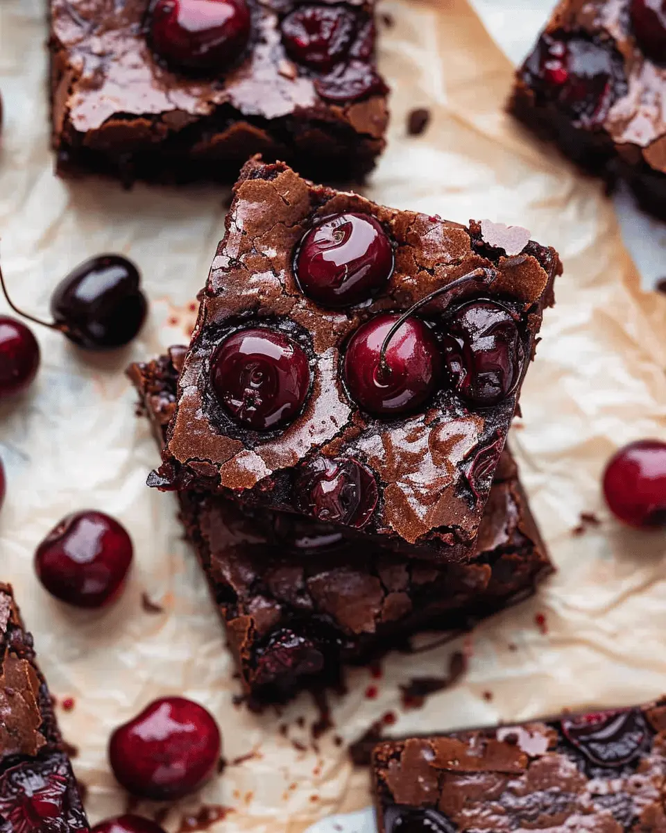 Chocolate Cherry Brownies