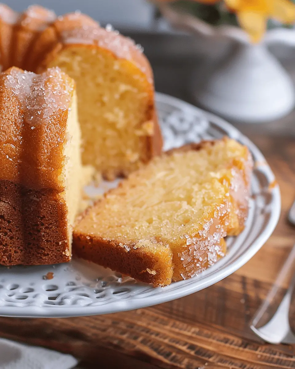 Apple Cider Pound Cake