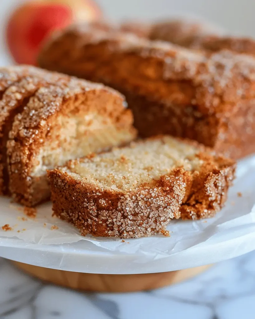 Apple Cider Sourdough Donut Quick Bread