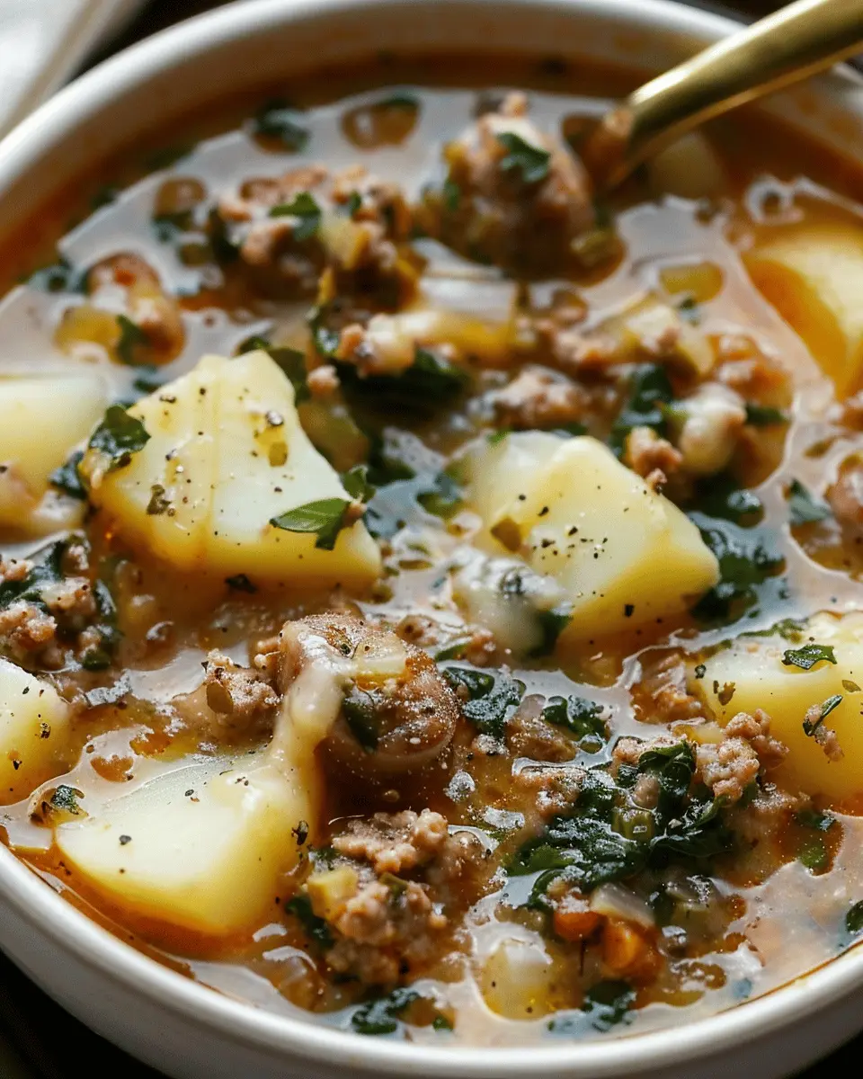 Cozy Italian Sausage and Potato Soup