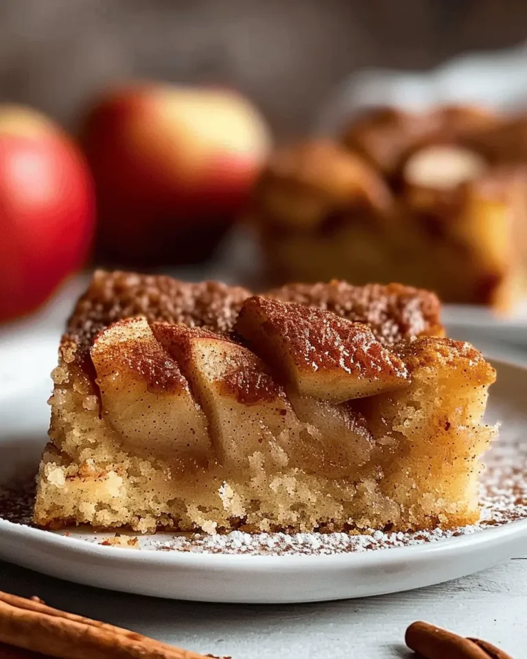 Easy Apple Cinnamon Sheet Cake