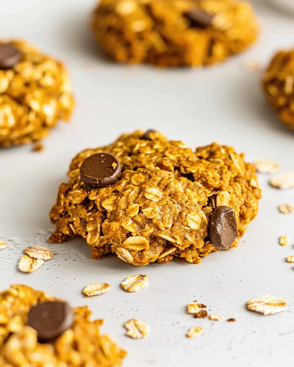 Healthy Pumpkin Oat Cookies