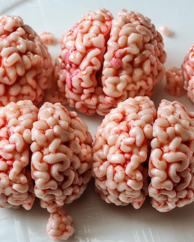 Marshmallow Rice Bubbles Halloween Brains