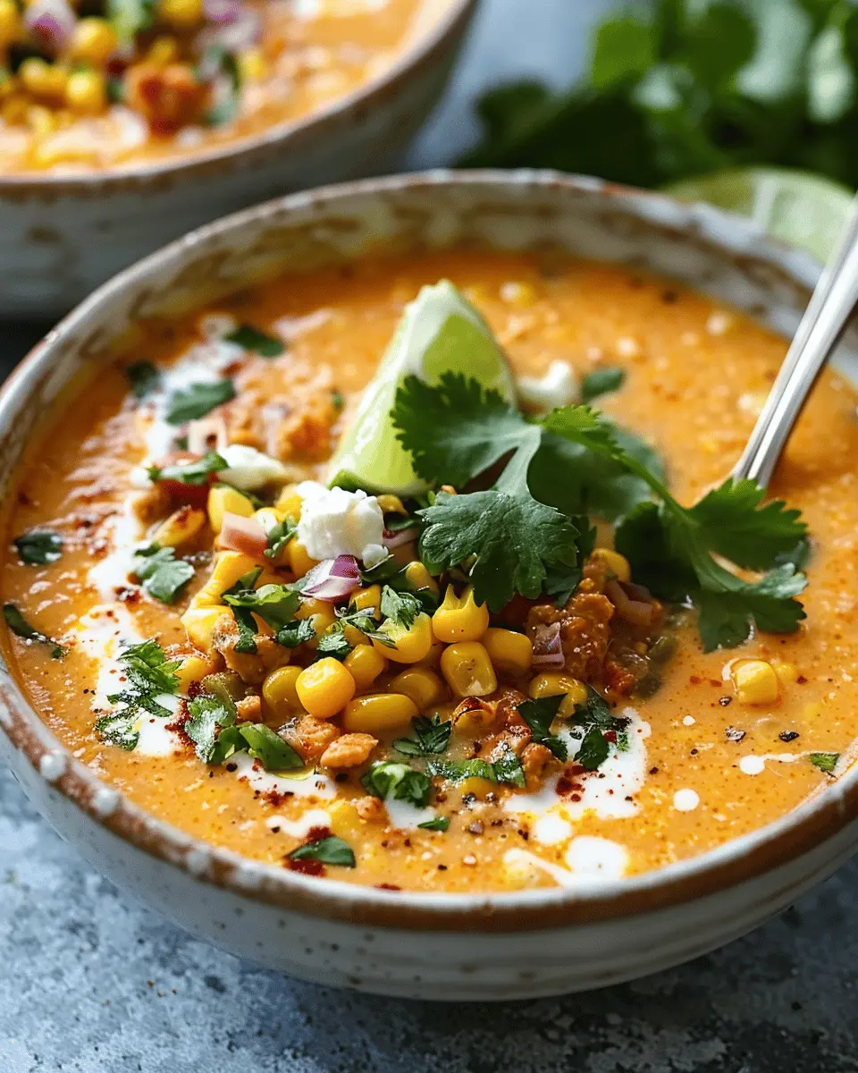 Mexican Street Corn Soup