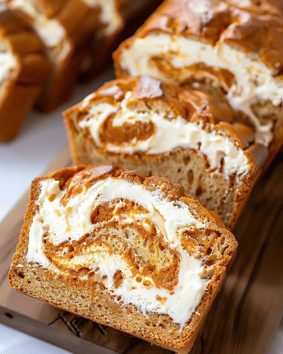Pumpkin Cream Cheese Bread