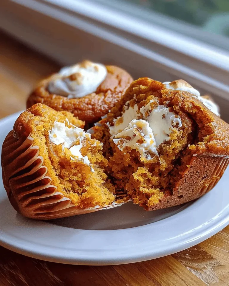 Pumpkin Cream Cheese Muffins