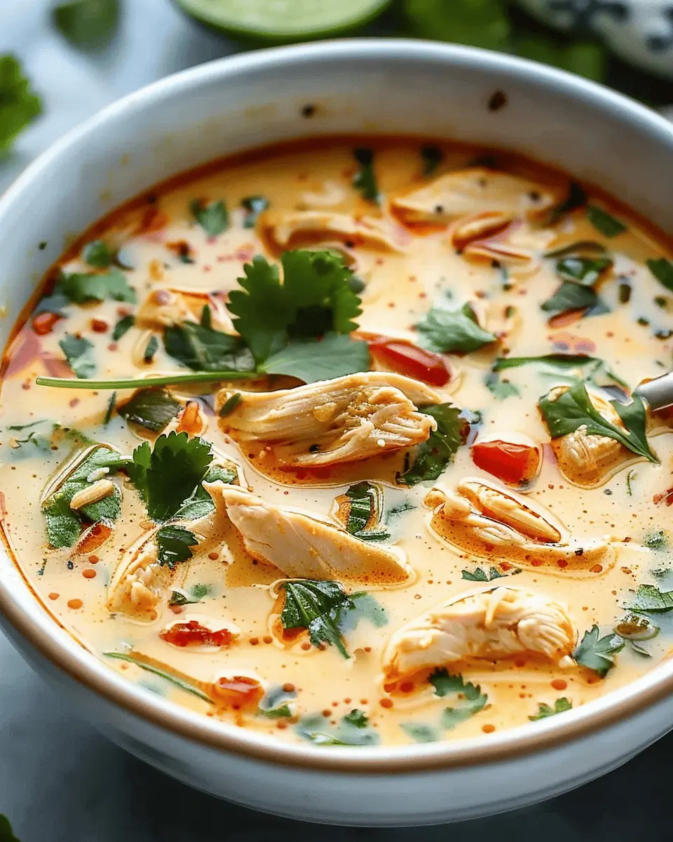 Thai Coconut Chicken Soup