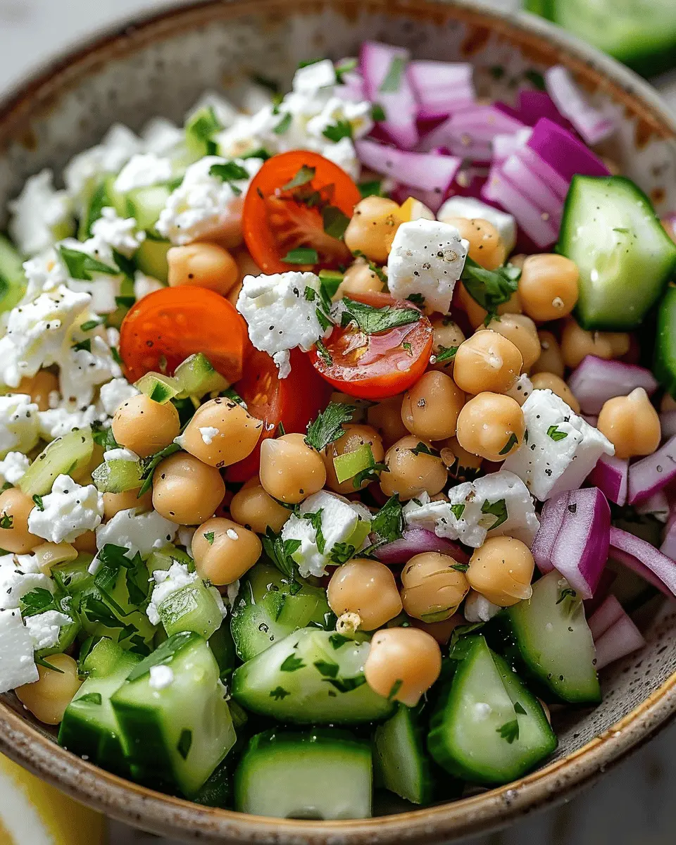 Cottage Cheese and Chickpea Salad