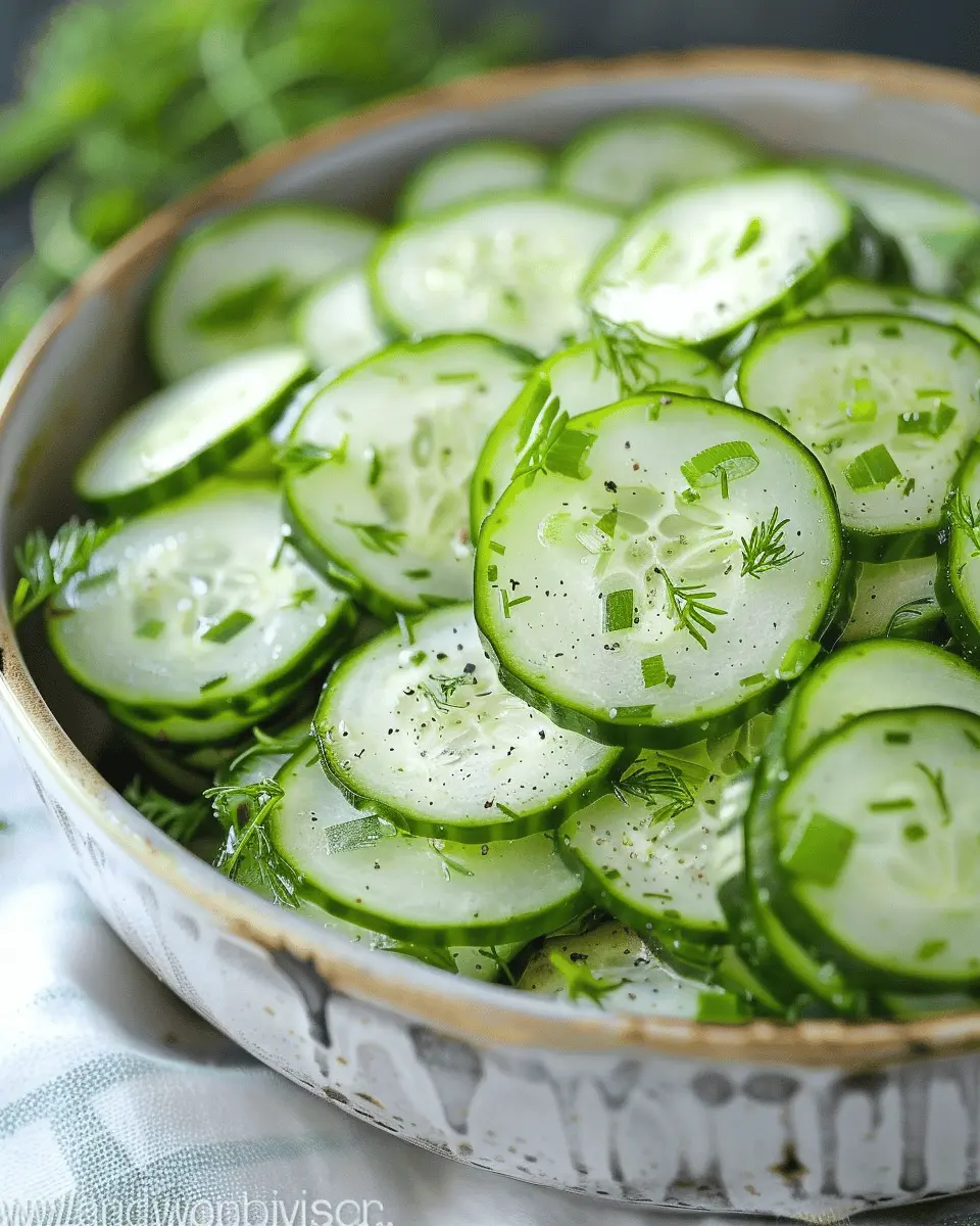 German Cucumber Salad