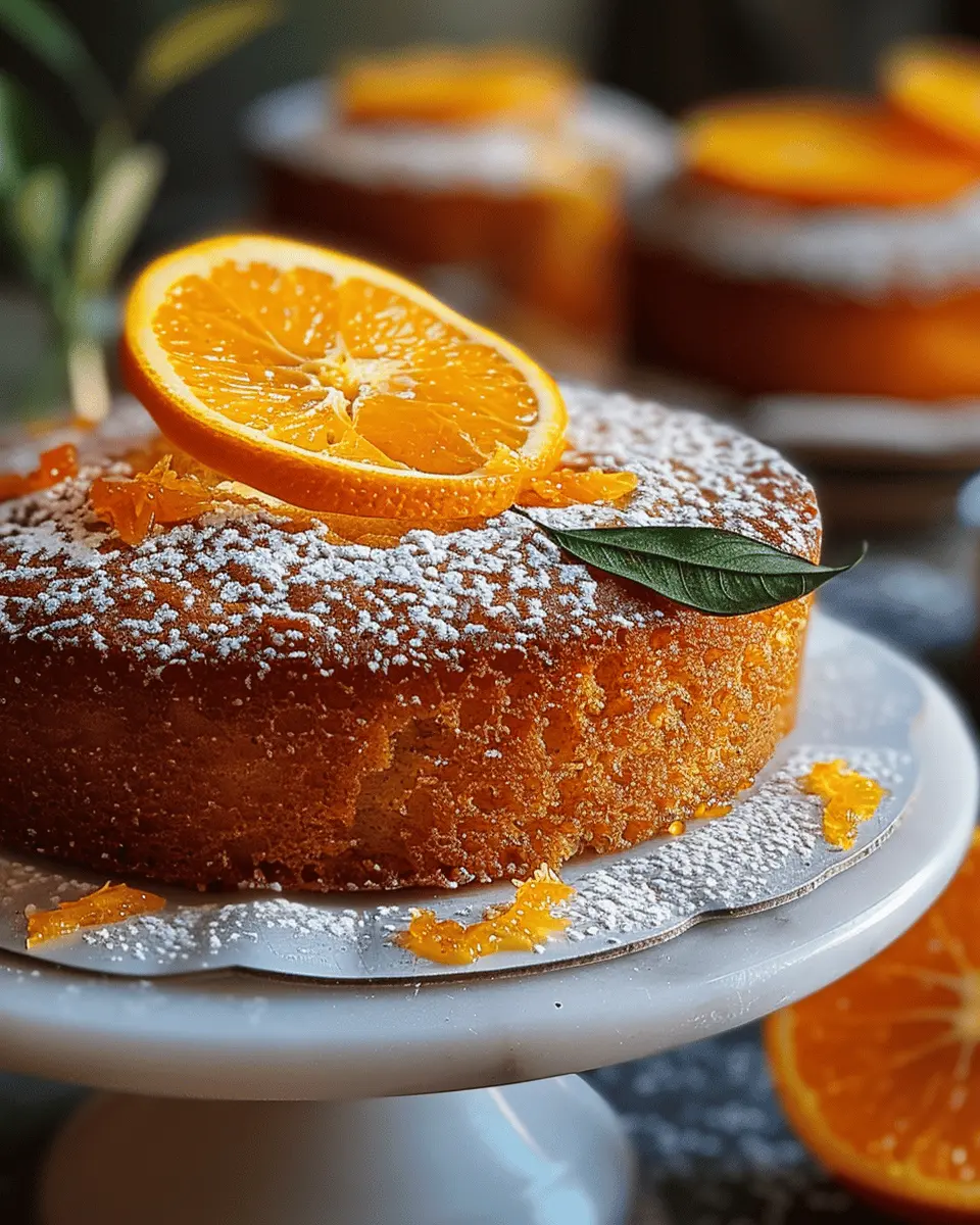 orange ginger honey cakes