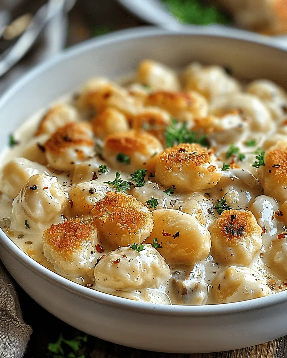 Creamy Crack Chicken Gnocchi