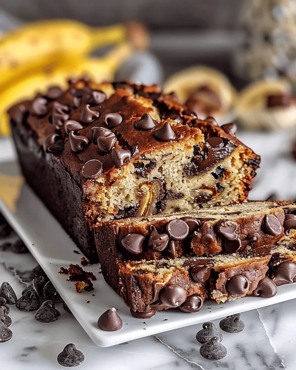 Super Moist Chocolate Chip Banana Bread