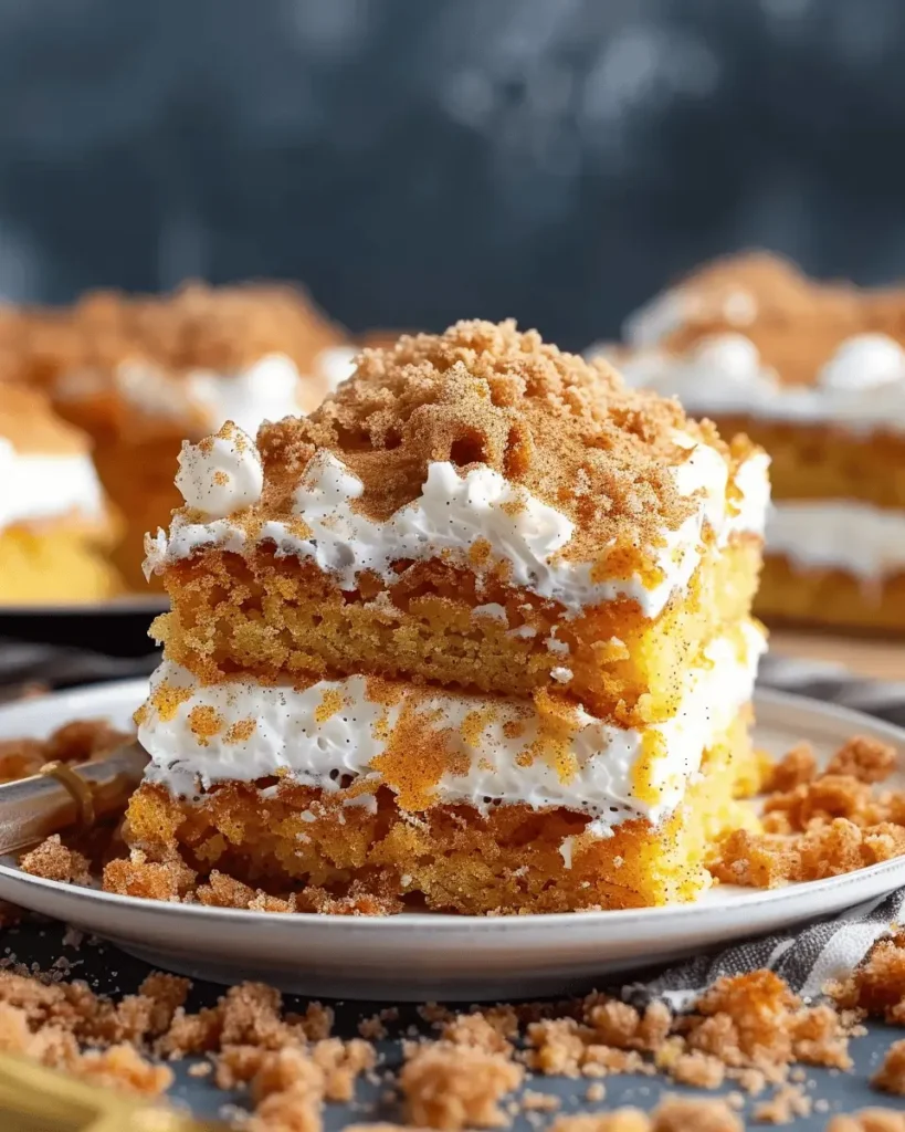 Pumpkin Snickerdoodle Snack Cake