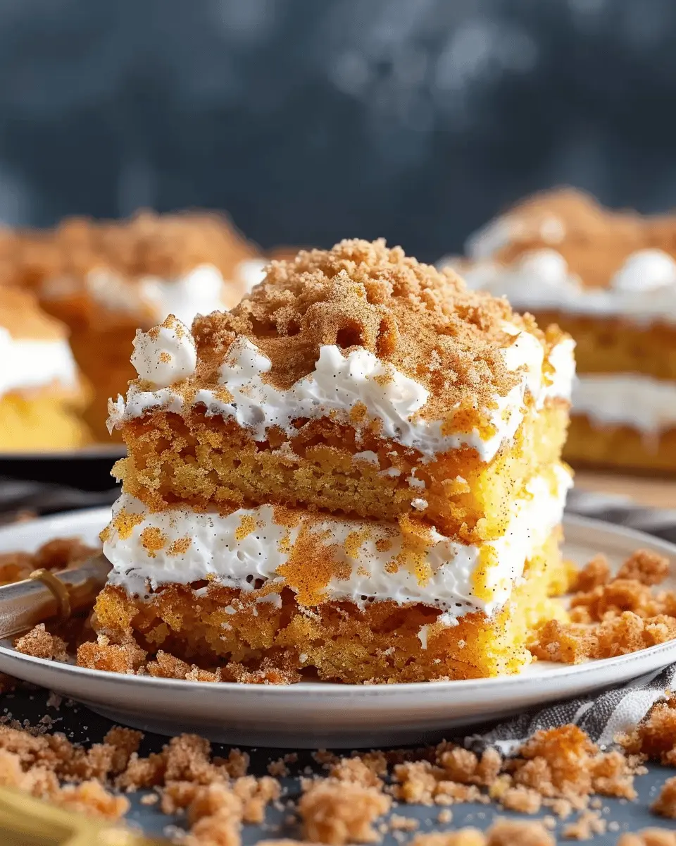 Pumpkin Snickerdoodle Snack Cake