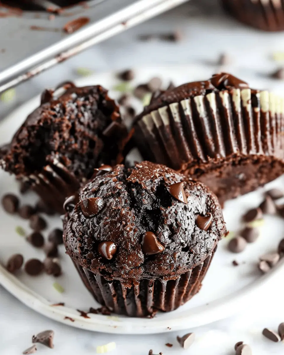 Chocolate Zucchini Muffins – Gluten Free