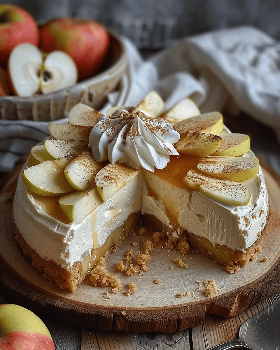 Apple Cider Cheesecake