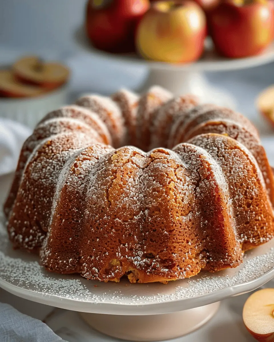 Apple Cider Bundt Cake