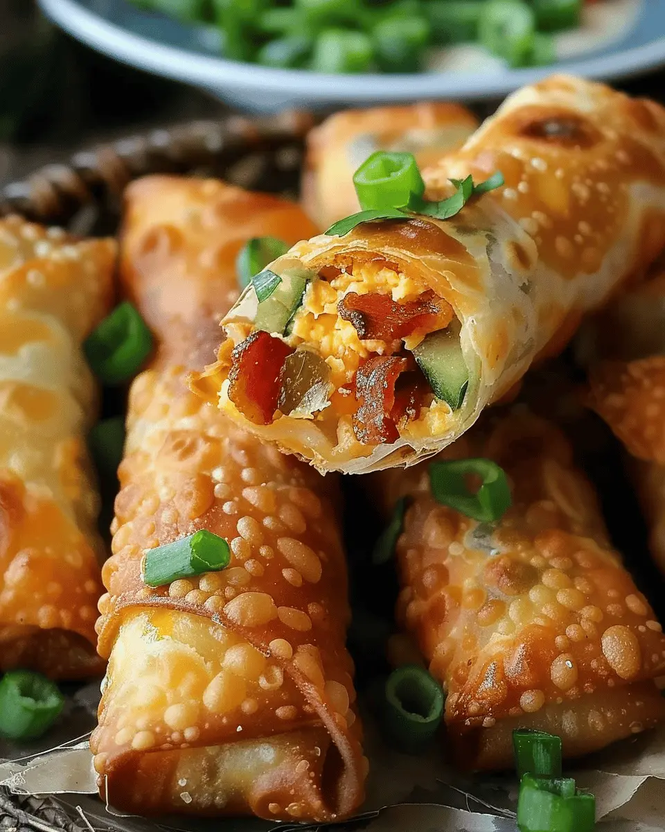 Bacon Jalapeño Popper Eggrolls