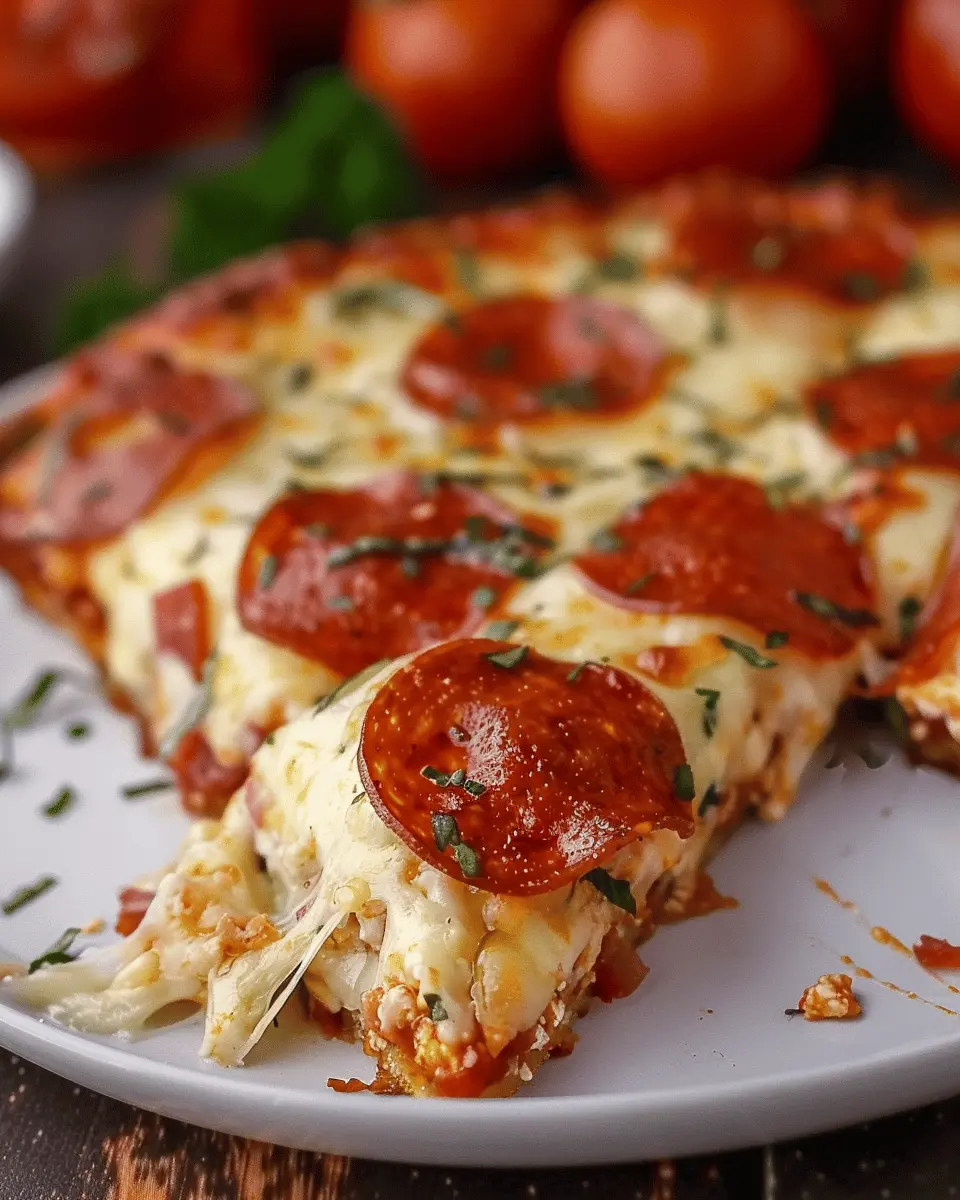 Pizza Style Cottage Cheese Bake – Easy Protein
