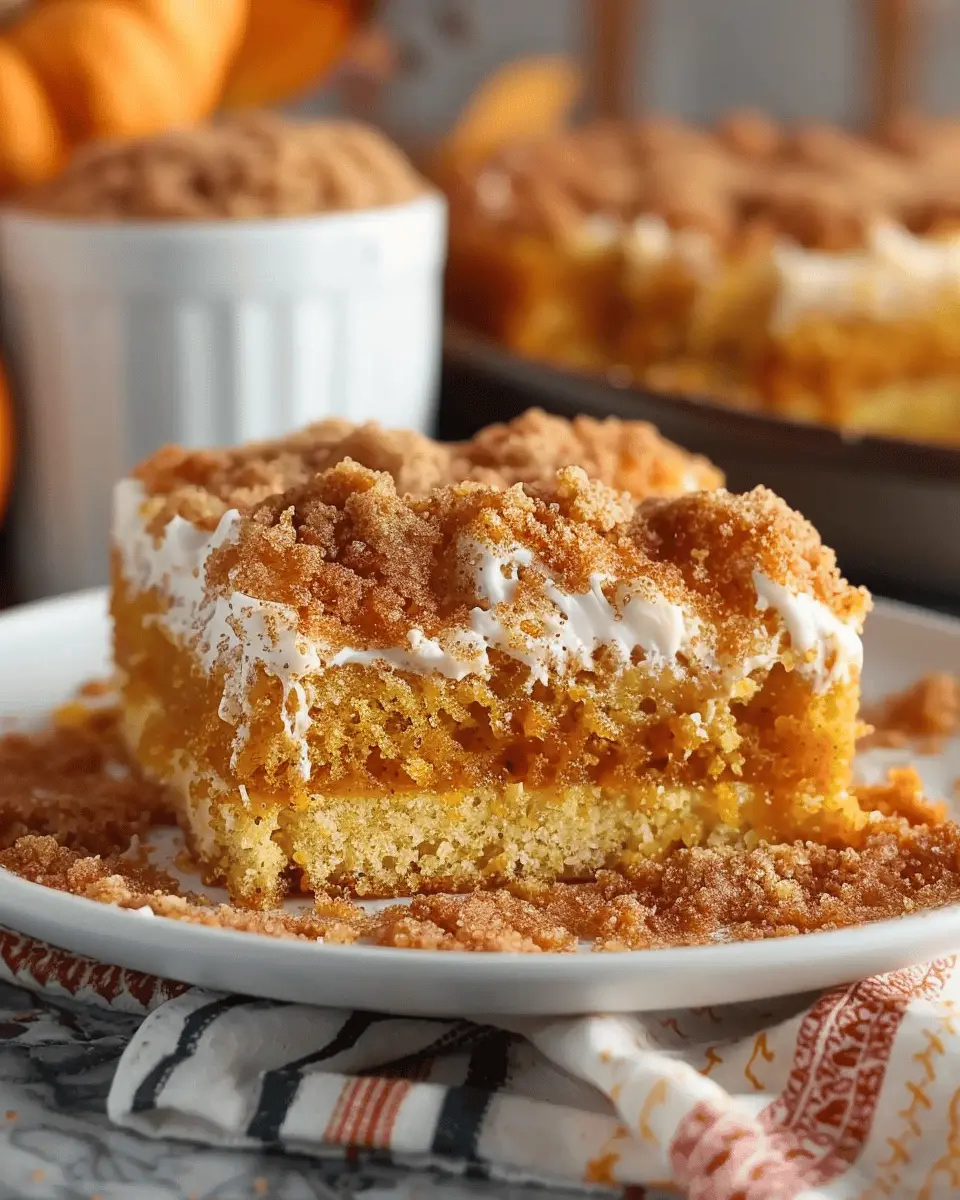 Pumpkin Snickerdoodle Snack Cake