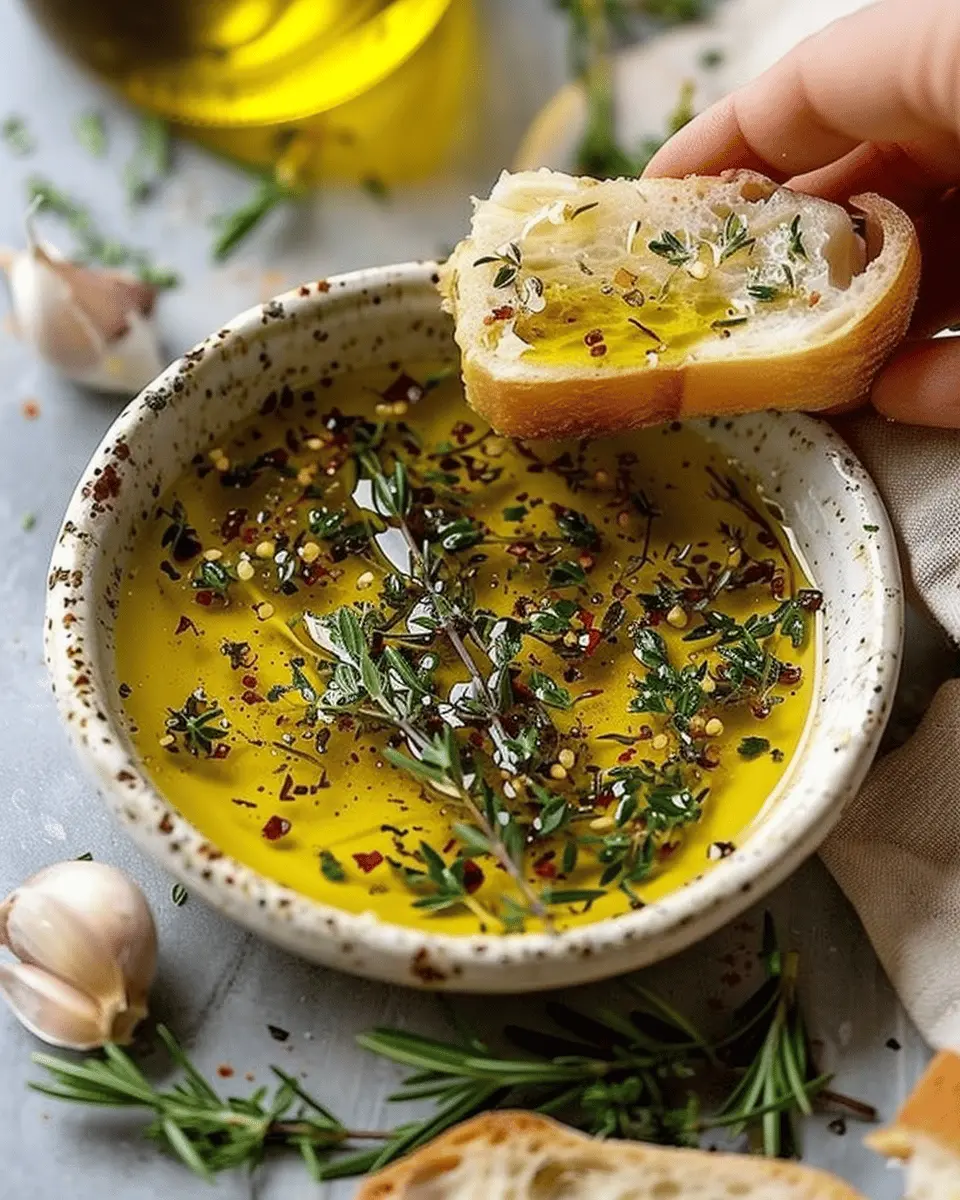 Garlic Olive Oil Dip